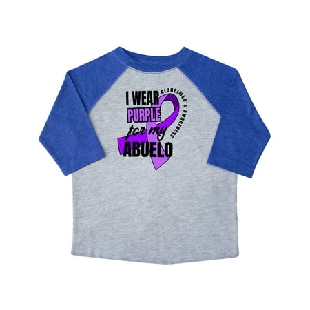 

Inktastic Alzheimer s Awareness I Wear Purple For My Abuelo Gift Toddler Boy or Toddler Girl T-Shirt