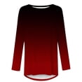 thumbnail image 5 of Blouses for Women Dressy Casual Dressy Casual Sweatshirt for Women 2024 Fitted Womens Tshirt Woman Sweatshirts 3/4 Sleeve Tunic Tops for Women, 5 of 6