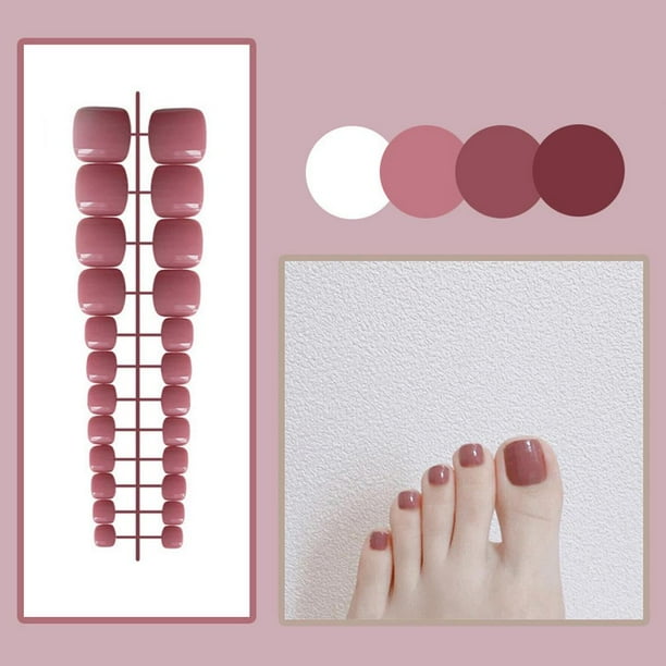 EZLIFE Parches brillantes para uñas de los pies terminadas Uñas postizas Herramientas de manicura para usar Uñas\ K2L8