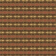 thumbnail image 1 of Ahgly Tapis d'Intérieur Lavable en Machine Carré Transitionnel Rouge Brun, 6 Pieds Carré, 1 of 7