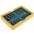 thumbnail image 2 of Fictory Storage Basket Clothes-Foldable Clothes Laundry Storage Basket With Handles Organizer for Kitchen Bedroom(blue yellow), 2 of 8
