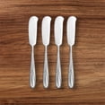thumbnail image 4 of Mikasa Cocoa Blossom Stainless Steel Spreader (Set of Four), 4 of 5