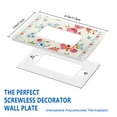thumbnail image 2 of 1-Gang Screwless Pioneer Floral Decorative Wall Plates,Size 1-Gang 2.9"W x 4.7"H,Unbreakable Thermoplastic Faceplate Cover for Kitchen Living Room Bedroom Decorator Receptacle Outlet Switch, 2 of 7
