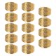 thumbnail image 1 of Dedales, Dedal de anillo redondo dorado Dedales de costura Dedal de anillo Diseño fácil de usar, 1 of 12