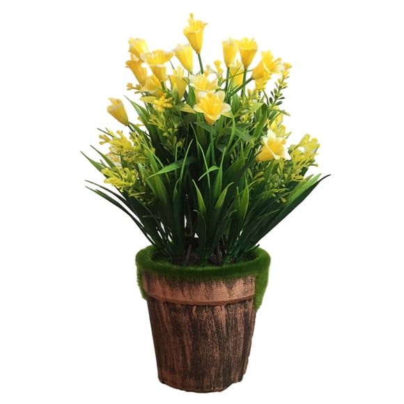 Planta falsa maceta de plástico bonsái de flores artificiales decoración interior bonsái de simulación Speravity HA8735-00B