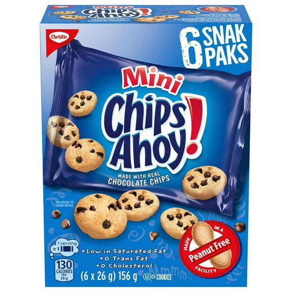 Chips Ahoy! Mini Chocolate Chip Cookie Snack Packs - 156g/5.5 oz
