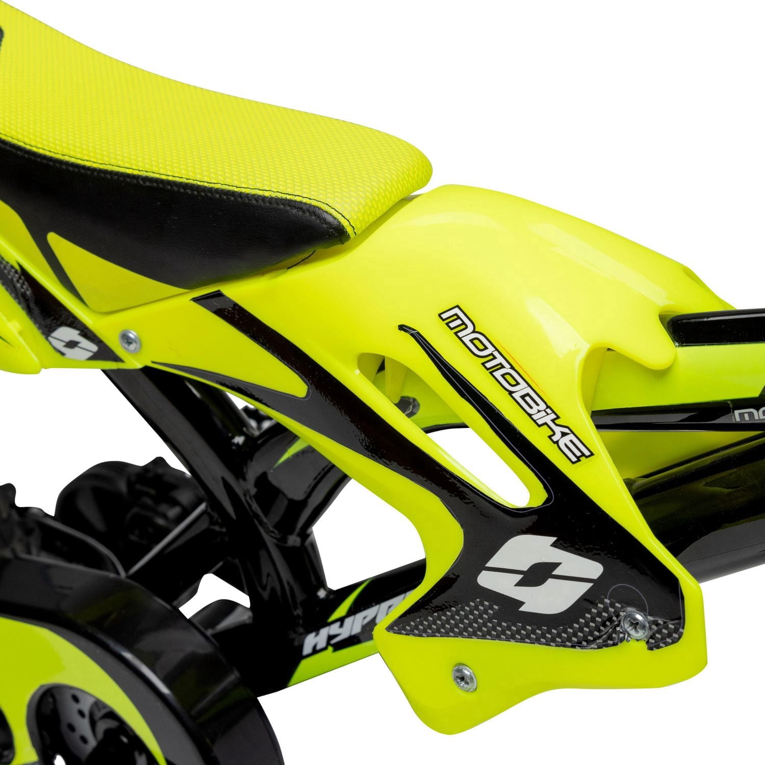 Hyper Bicycles 12" Motobike for Kids, Yellow