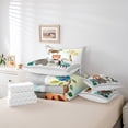 thumbnail image 6 of Homewish Elephant Giraffe Tiger Zebra 7-Piece Full Bedding Set - Kawaii Jungle, 6 of 8