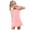 Pink, variant on REDARER Toddler Girls' Sleeveless Cotton Dress, 3D Floral Shoulder Trim Casual Sundress, Summer Beach Playwear Dress for Kids,6-7 Years