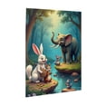thumbnail image 2 of 500 Piece Jigsaw Puzzle For Adults Forest Friends Elephant Rabbit & Squirrels Challenging & Fun Puzzle Game Beautiful Artwork Great Gift Idea, 2 of 7