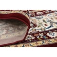 thumbnail image 6 of Rugs.com Rabia Collection Rug – 10' Round Burgundy Low Rug Perfect For Kitchens, Dining Rooms, 6 of 8
