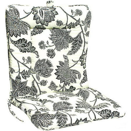 Jordan Manufacturing Outdoor Wrought Iron Dina Lounger Cushion, Multiple Patterns