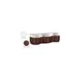 thumbnail image 2 of Meridian Furniture Savoy Cream Velour Fur Fabric Bench, 2 of 9