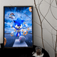 thumbnail image 3 of Póster de anime del juego Supersonic-S-Sonic The Hedgehog, pegatinas para sala de estar, dormitorio, entrada, cafetería, arte de pared, decoración, pintura decorativa, 3 of 5