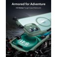 thumbnail image 2 of Funda ESR para iPhone 16 Plus con cristal templado verde transparente, 2 of 9
