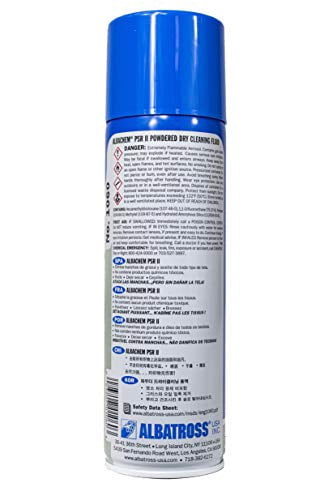 Albachem - Psr Powdered Dry Cleaning Fluid Brush Off Spot Remover 12.5 Oz - Made in USA