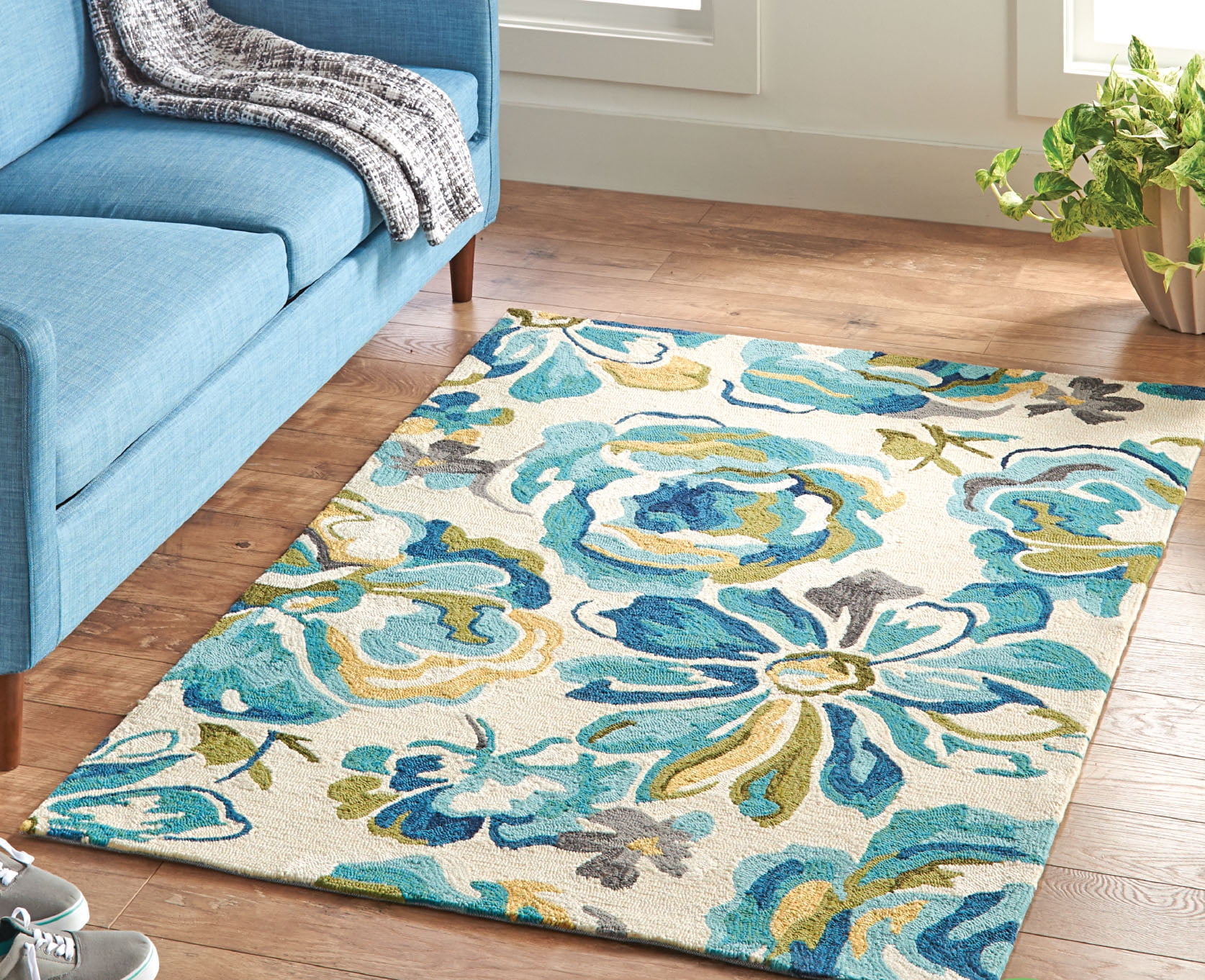 Better Homes And Gardens Blooming Peonies Fl 4 X 6 Area Rug