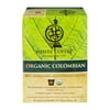 White Coffee Organic Colombian Bio-Degradable Medium Roast Single Serve Coffee, 0.35 oz, 10 count