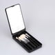 thumbnail image 1 of Pinceles de maquillaje, kit de maquillaje de viaje, juego de brochas de maquillaje con espejo de luz LED, espejo con juego de 5 brochas de maquillaje, caja de almacenamiento de brochas de maquillaje c, 1 of 3