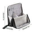 thumbnail image 3 of Qholemyo Doresty Standing Up Makeup Bag Multi-Purpose Large Capacity, standing makeup bag, toiletry bag, Cloth Standing Makeup Bag Portable Waterproof Toiletry Bag With Compartments, 3 of 7