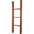 thumbnail image 4 of Ekena Millwork 15"W x 48"H x 3 1/2"D Vintage Farmhouse 3 Rung Ladder, Barnwood Decor Collection, Salvaged Red, 4 of 13