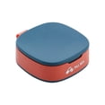 thumbnail image 1 of Pastillero portátil Sunnimix rojo azul Estuche de medicamentos 4 rejillas, 1 of 8