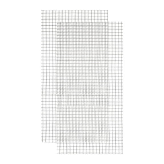 Uxcell 2pcs 5 Mesh Hardware Cloth, 23.6x11.8" Fine Wire Mesh Rust-proof Sheet for DIY Projects, Vent, Cage, Garden