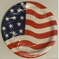 thumbnail image 4 of Usa American Flag 9” Paper Plates 8Ct Pack Party Americana 4Th Of July Patriotic, 4 of 6