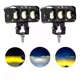 thumbnail image 1 of 2pzs Faros Auxiliares 3 Modos Doble Color Led Para Auto Moto, 1 of 8