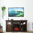 thumbnail image 6 of Large Tv Media Stand With Fireplace, Color, 59.24"w X 15.72"d 31.7"h, Smooth Surface 2 Doors Remote Control Function, 6 of 6