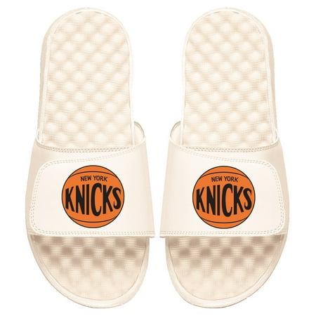 

Men s ISlide Cream New York Knicks Slide Sandals