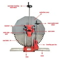 thumbnail image 4 of Fully Automatic Concrete Wall Cutter Cutting Machine Digital Display 16″ Cutting Depth 220V, 4 of 24
