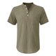 thumbnail image 4 of Mens Casual Manga Corta Botón Abajo Camisas, Verano Color Sólido, Cuello de Soporte Bolsillo Camisa Turndown, 4 of 9
