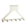 thumbnail image 2 of TISHITA over The Door Hooks Back Storage over Door Hanger for Hanging Clothing Coats light colors, 2 of 8