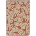 thumbnail image 1 of Trans-Ocean Imports TER45277474 39 x 59 in. Liora Manne Terrace Fronds Indoor & Outdoor Rug, Rust, 1 of 1