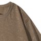 thumbnail image 4 of Blusas y camisas de manga corta con cuello redondo para hombre, blusas/camisetas casuales de verano a la moda de color liso con cuello redondo para hombre., 4 of 5