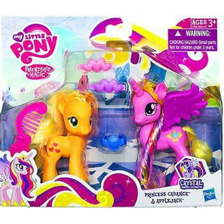 My Little Pony Crystal Empire Princess Cadance & Applejack Figure 2 