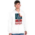thumbnail image 5 of NASA Landed on the Moon Astronaut Zip Up Hoodie Men's Women's Brisco Brands M, 5 of 6
