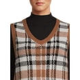 thumbnail image 4 of No Boundaries Women’s V-Neck Sweater Vest, 4 of 5