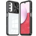 thumbnail image 2 of For Apple iPhone 14 (6.1") Hybrid Cases with Sliding Camera Cover Transparent Shockproof Bumper TPU Protective Cover ,Xpm Phone Case [ Black ], 2 of 4