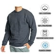 thumbnail image 3 of 3-Pack Men's Crew Neck Fleece-Lined Pullover Sweatshirt (S-2XL), 3 of 4