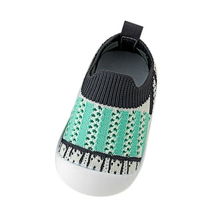 

adviicd Hard Bottom Baby Shoes Baby Sneakers Baby Boys Girls Sneakers Toddler Anti-Slip Rubber Sole Shoes Green 14
