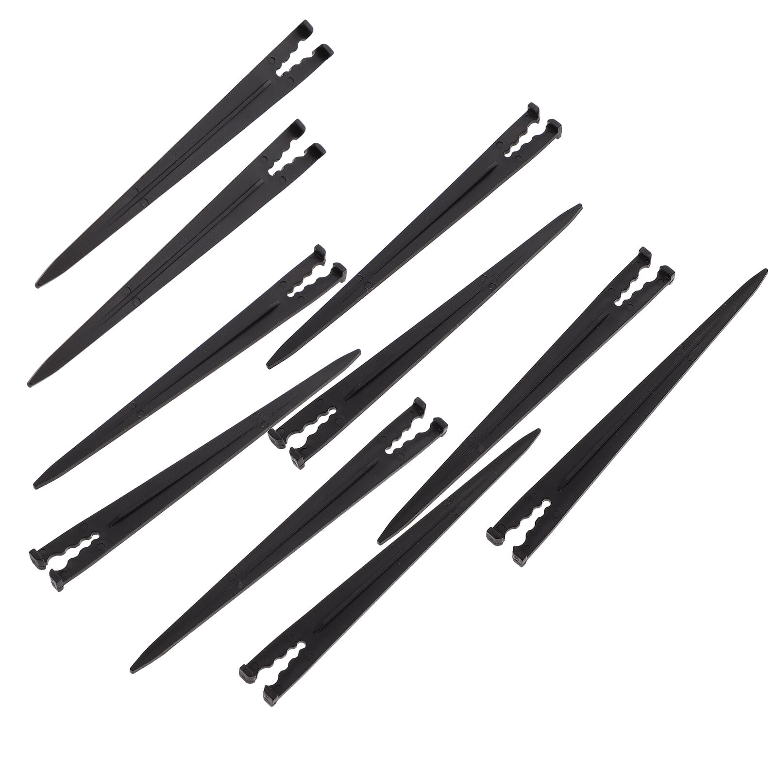 LOLIPPYY Gardening Drip Irrigation Supplies, Easy to Install, Black, 200Pcs