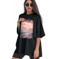 thumbnail image 3 of Plus Size Shirt for Women Black Tops for Women Short Sleeves Shirt for Women Doomsday T Shirt Crewneck Shirt for Women XS, 3 of 5