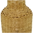 thumbnail image 4 of DecMode 30" Tall Woven Floor Brown Bamboo Vase, 4 of 7