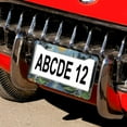 thumbnail image 5 of Skull Camping License Plate Frames 2 PCS Vintage Design Skeleton Car License Plate Frame for Women Men Auto Decoration Hardware 2 Hole Quality Aluminum License Plate Frame, 5 of 6