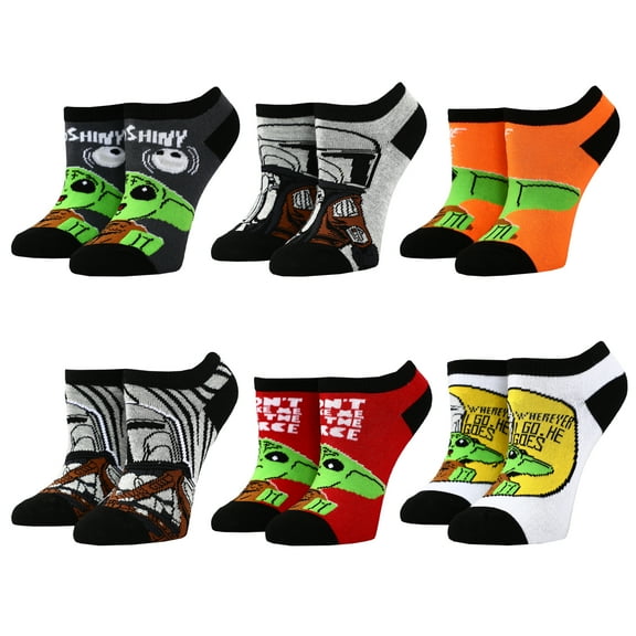 LEGO x Star Wars: The Mandalorian - Grogu Little Kid's Ankle Socks (6 Pairs)