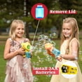 thumbnail image 4 of Bubble Guns JOYIN 2 pistolas de burbujas con recarga de 2 burbujas, 147 ml, 4 of 8