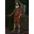 thumbnail image 2 of Daniel Mytens 11x14 Gold Ornate Wood Frame and Double Matted Museum Art Print Titled - Charles I (1600-1649), King of England (1629), 2 of 4