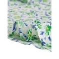 thumbnail image 7 of INSPIRE CHIC Women's Long Sleeves Tie Neck Ruffle Collar Floral Print LeisureTop S White Green, 7 of 7